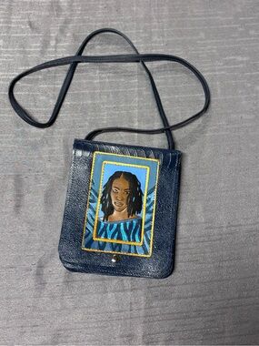 Marvin Sin bag Over Shoulder Small Purse Navy Blue Women